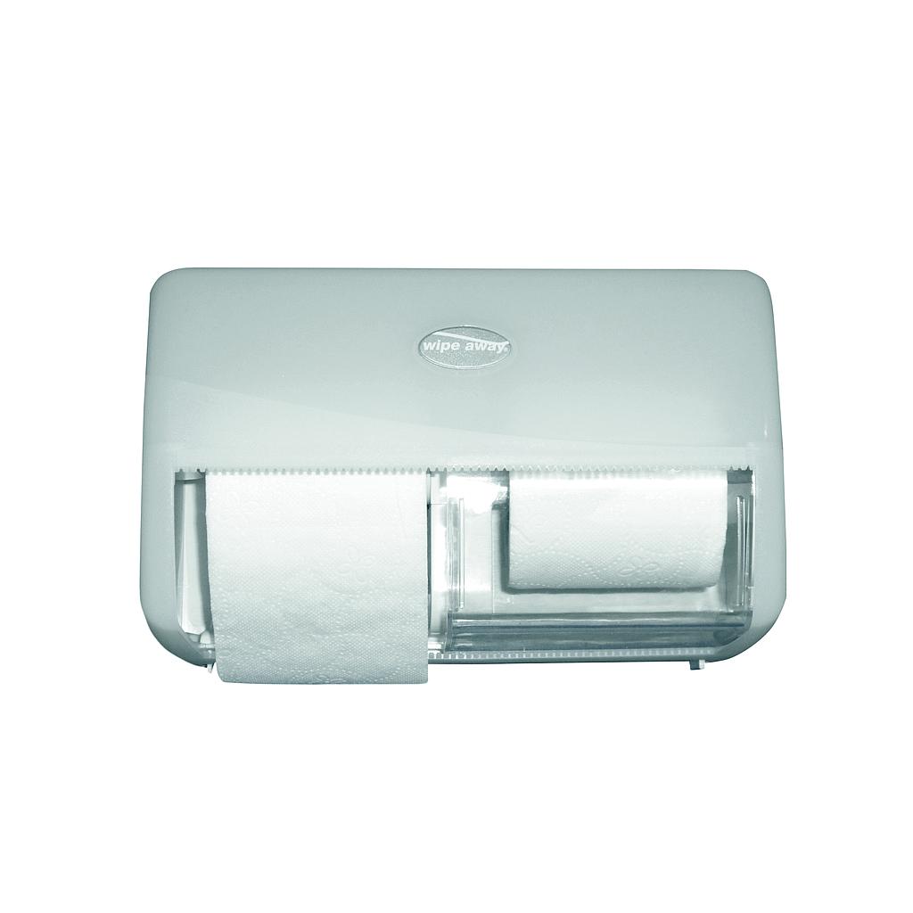Dispenser Toiletpapier T4 Wit Dbl 400 (T200, T400, T150)