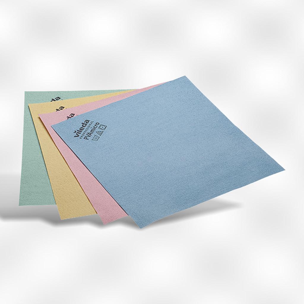 PVA MICRO MICROVEZELDOEK 38X35CM GROEN 5ST